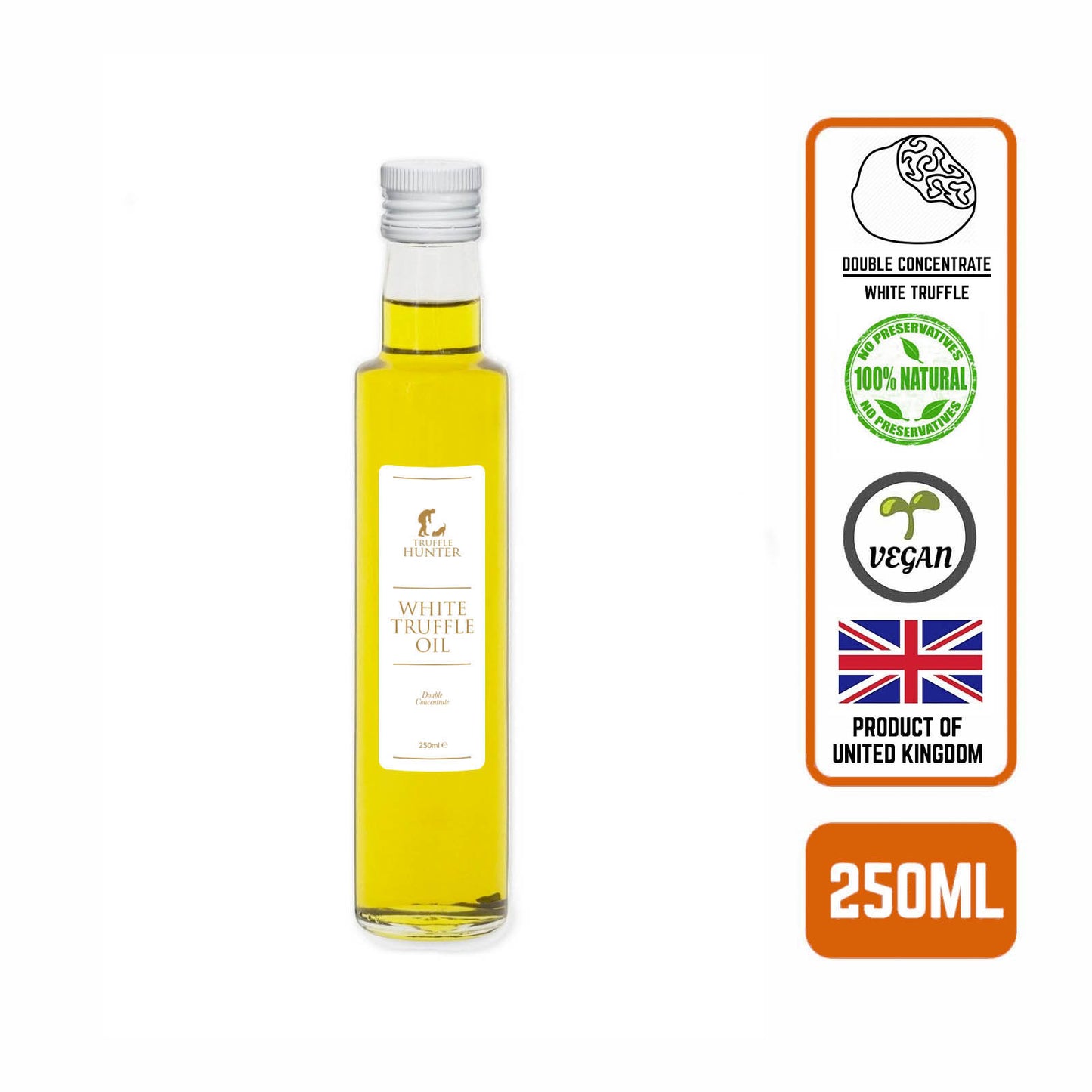 Truffle Hunter White Truffle Oil, 250ml - Double Concentrate Case (6 Btl)