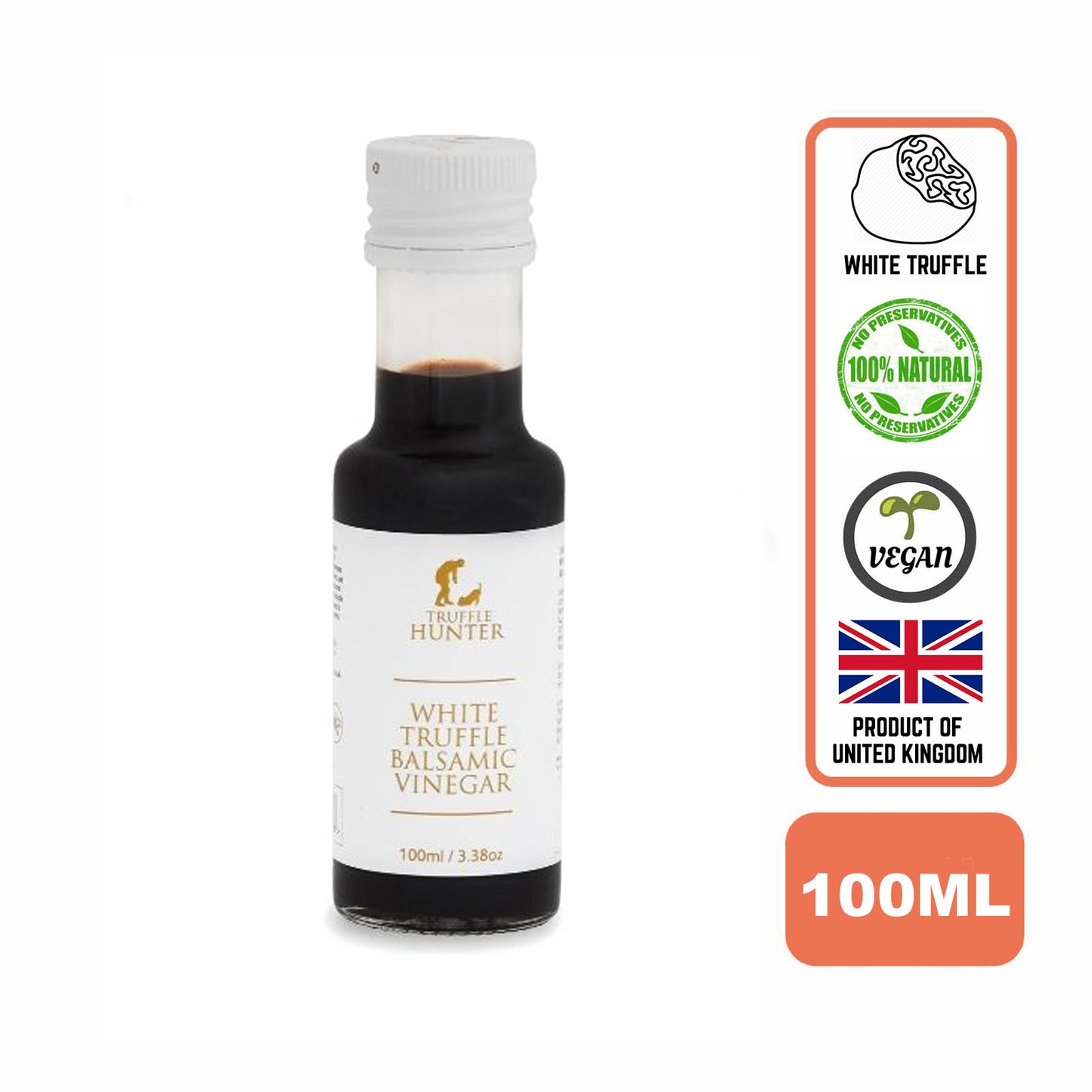 Truffle Hunter Premium Balsamic Vinegar with White Truffle - 100ml Case (6 Btl)