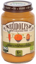 Rudolfs Organic Carrot, Pumpkin & Potato Puree