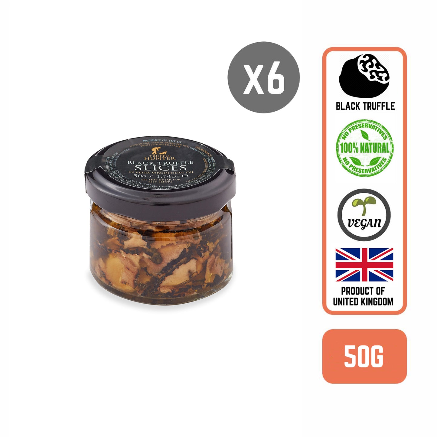 Truffle Hunter Black Truffle Slices Case (6 Btl)