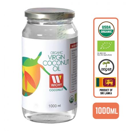 Organic Coconut Oil - Virgin Cold Pressed, 1L Case (6 Btl)