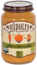 Rudolfs Organic Carrot, Pumpkin & Potato Puree