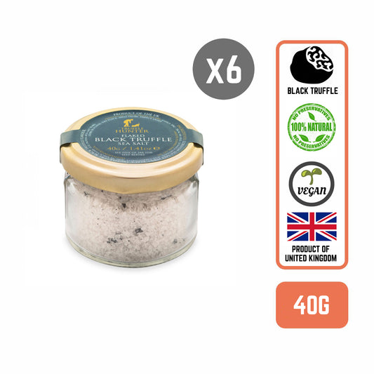 Truffle Hunter Flaked Black Truffle Sea Salt Case (6 Btl)