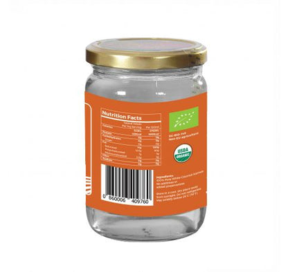 Organic Coconut Oil - Virgin Cold Pressed, 500ml (12 Btl)