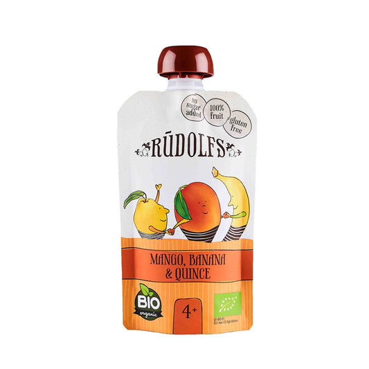 Rudolfs Organic Mango, Banana & Quince 4+ Months