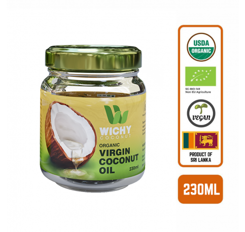 Organic Coconut Oil - Virgin Cold Pressed, 230ml Case (12 Btl)